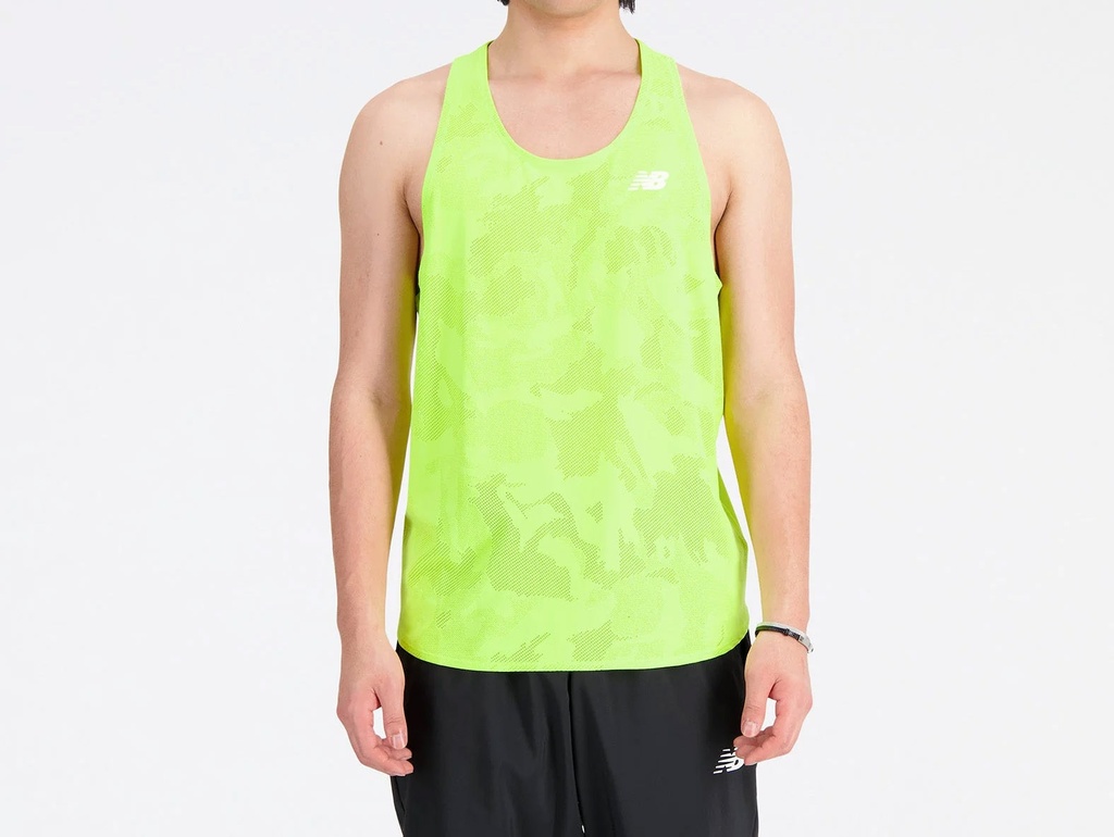 Q Speed Jacquard Singlet yellow