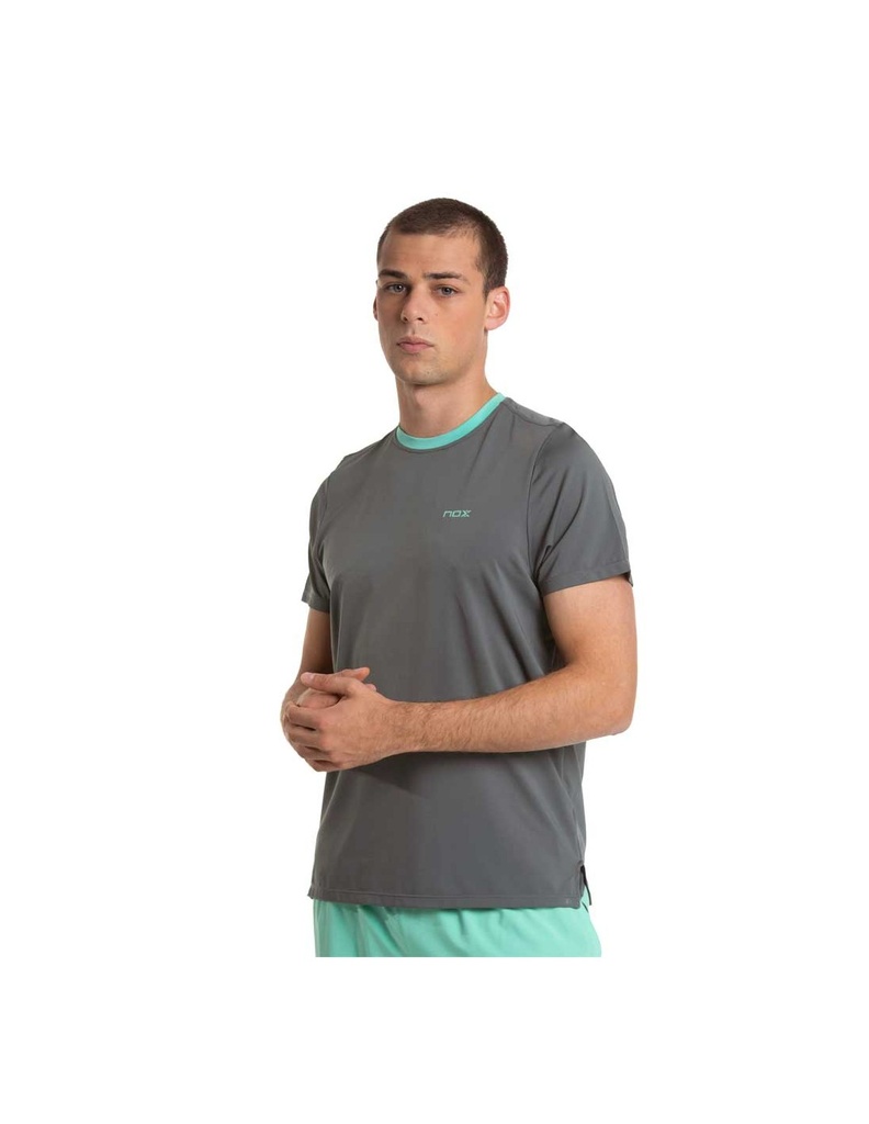 NOX CAMISETA HOMBRE PRO REGULAR DARK GREY TALLA 
